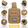 Custom Tactical Bag EDC Molle Chest Pack Sling Bag For Man Outdoor Range Shooting 