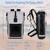 Dry Bag Manufacturer Roll Top Closed Molle Panel Side Customize logo dry bag for kayaking floating 