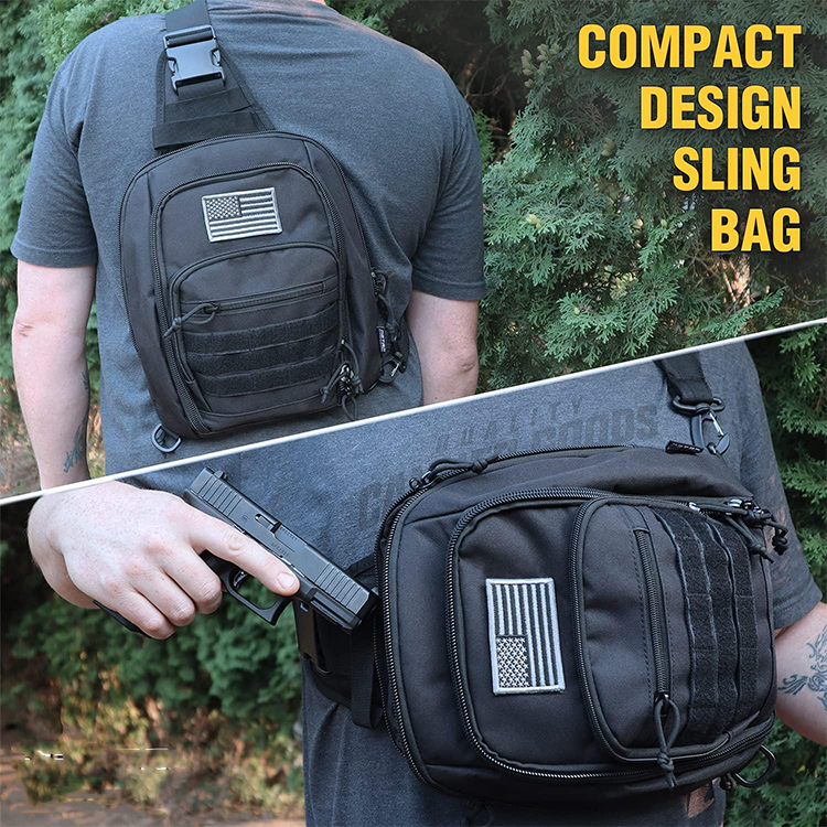 Custom Tactical Backpack Full Size Concealed Carry Shoulder Bag for Outdoor Hunting Shooting 