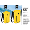 Dry Bag Manufacturer Roll Top Closed Reflective Printing 20L Dry Bag Backpack In 500D PVC 