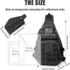Tactical Backpack Manufacturer EDC Sling Pack Rain Cover Shoulder Sling Bag Pack with Pistol Holster