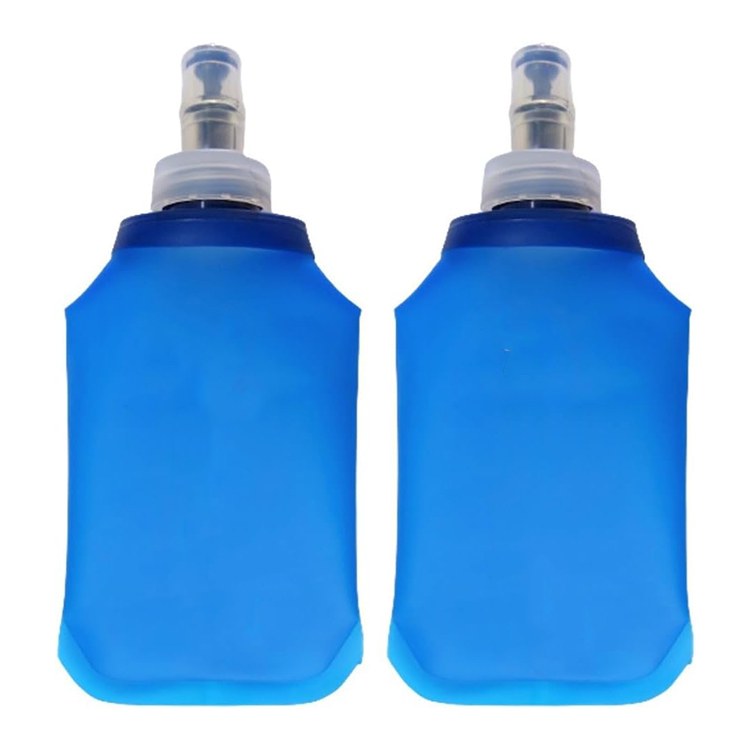 Customize Logo Energy Drink Storage Water Bag Collapsible Folding Soft Bottle For Running Games