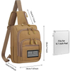 Custom Tactical Bag EDC Molle Chest Pack Sling Bag For Man Outdoor Range Shooting 