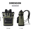 Cooler Bag Factory Customized TPU 20 Can Cooler Roll Top Closed Rolling Cooler Bag 