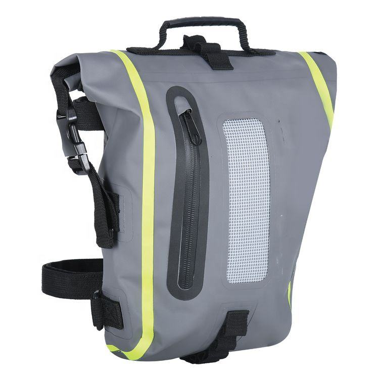 Clear Window 500D PVC Tarpaulin Waterproof Side Motorcycle Waterproof Backpack 