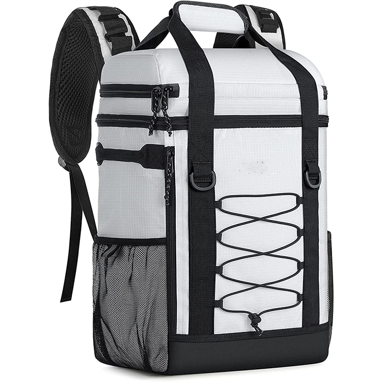 Cooler Bag Manufacturer White Color Ice Pack Cooler Lunch Cooler Backpack For Picnic Camping 