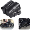 Motorcycle Saddle Bags Side Bags Saddlebags Softail PU Leather for Harley Davidson