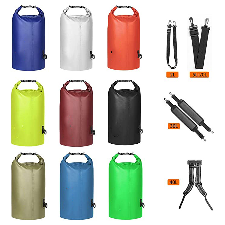 Dry Bag Supplier Coyote Color Military 500D PVC Grade Material 5L Dry Bag For Camping 