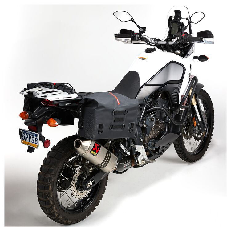 Waterproof tank Side Bag Tarpaulin 36p PVC Motorcycle Panniers for Motorcycle Travelling 