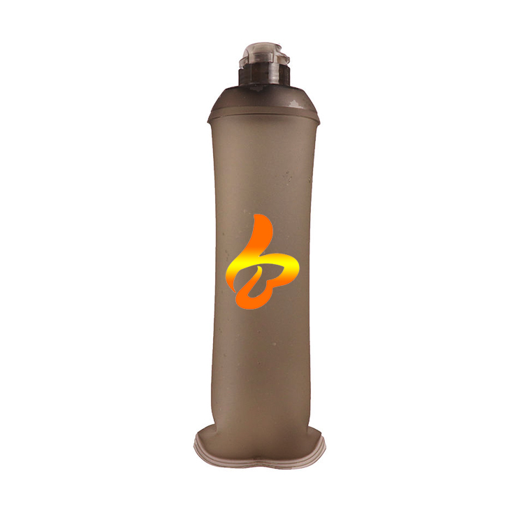Eco-TPU Material Soft Flask Customize Logo Hydration Drinking Water Bottle With Cap