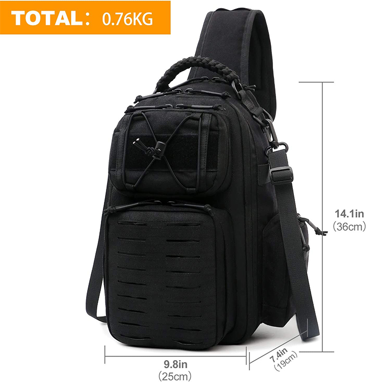 Tactical Sling Bag Factory Print Logo Men Military Backpack Shoulder Bag Molle Pack Assault DayPack