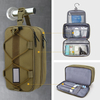 Hanging Travel Toiletry Bag Water-Resistant Tactical Molle Travel Toiletry Bag For Toiletries 