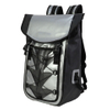 Customize Logo Dry Backpack Waterproof Drypack Classic Grey 500D PVC Rain Cap Dry Backpack