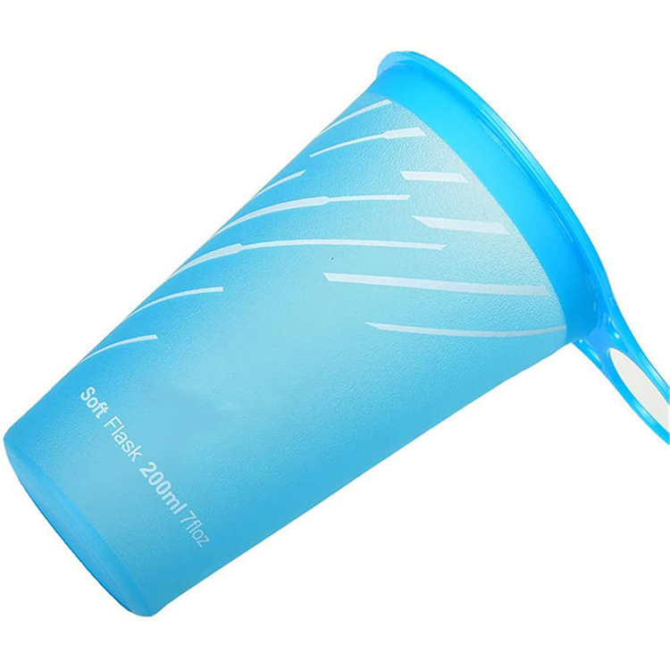 Best Trust Custom Brand 250ml Water Cup TPU Recycle Drinking Foldable Cup 